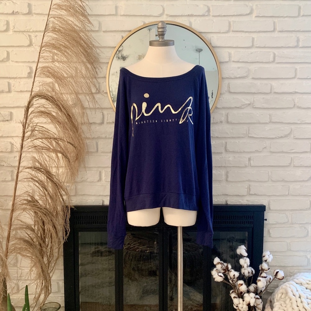 Pink off the shoulder lounge top